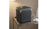 Metal Insulated Container Insulated Ice Chest Exceptionally Lightweight Outdoor Storage for Travel, Car