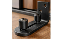 L Shape Double Roller Guide Slim Design Sliding Door Anti-Sway Guide Bottom Track Stopper Heavy Duty Swing Stop Bracket