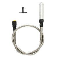 Metal Grinder Chuck Attachment Precision Flexible Shaft Chuck with Key Easy to Use Flexible Attachment High-Speed for Hobbyists, Workshops