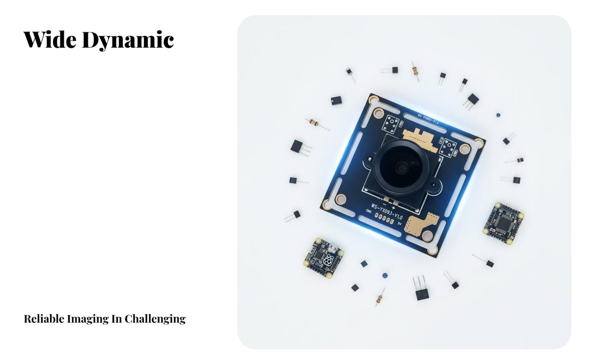USB Camera Module Ubuntu Compatible 2MP Industrial Camera Board High Resolution Electronic Component for Developers, Engineers, Robotics, DIY Projects