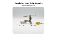 Cycle Chain Breaker Long-Lasting and Sturdy Chain Splitter Tool Cycling Equipment Portable Replaceable Pin for Roadside Repair