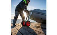 Boat Trailer Wheel Variable Angle Launching Wheels for Inflatable Boats