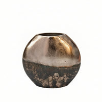Aluminum Vase Tabletop Metal Vase Minimalist Vessel for Living Room