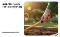Manganese Steel Weeding Hoe Sturdy Duty Uprooting Weeder Rake Weeding Rake Multi-Functional Manual Uprooting Tool