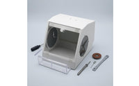 Dust-Proof Sandblasting Box Slanted Viewing Window Sandblasting Dust Collector Box Oral Dustproof Cabinet Side Hand Ports