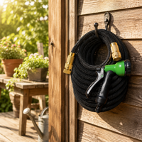 Flexible Garden Hose Set, Expandable Hose with 8-Function Garden Sprayer, TPE/Latex Hose for Irrigation, Car Washing