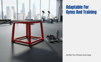 Multi-Functional Plyometric Jump Box, Gym Training Equipment, Adjustable Step Platform, Progressive Height Mat
