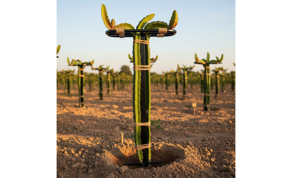 Dragon Fruit Trellis Heavy Duty Pitaya Support Frame High Hardness Vertical Plant Climbing Stand for Farmers, Gardeners, Orchard, Greenhouse, Garden