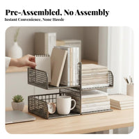 Multi-Tier Countertop shelf spaceSaving 3-Tier Standing Organizer for households