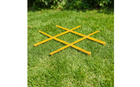 Giant X and O-Toe Game Outdoor Giant X and O-Toe Toss Game with Grid Easy to Store Travel-Friendly for Family, Backyard