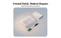 Rectangular Storage Box Thickened Plastic Durable Snap Lock for Desk