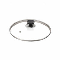 Heat-Resistant Tempered Glass Pot Lid Food-Grade Materials Universal Pan Lid Easy to Clean for Home Cooks, Parents, Stovetop, Kitchen