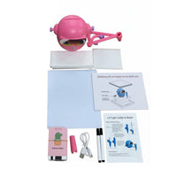 Smart Painting Robot Early Education Robotic Drawing Tutor Easy to Learn Card Scanning Drawing Robot for Preschoolers, Beginners