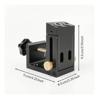 Pocket Hole Jig High Precision Woodworking Jig with Drill Guide Block Compact Tool Long-Lasting for Woodworkers