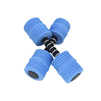 Pool Dumbbells with Foam Grips Buoyant Water Aerobics Dumbbells Cushioned-Grip Exercise Equipment for Young Children, Beginners