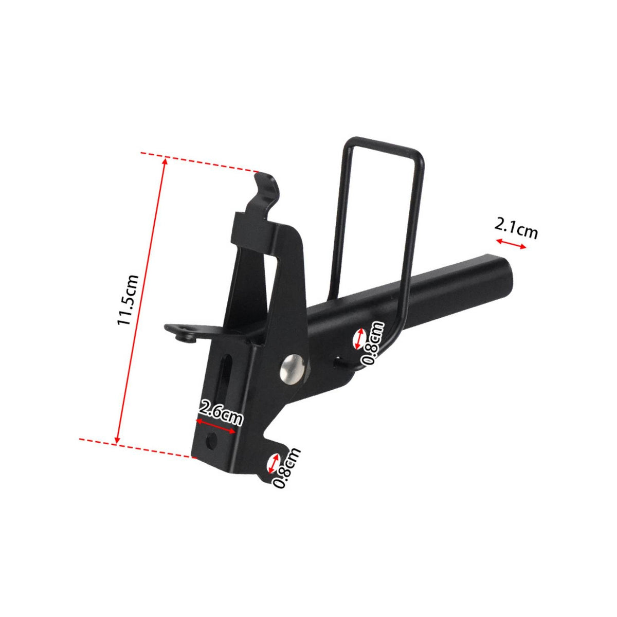 Mounting Holes UTV Tailgate Latch Bracketed Metal Tailgate Latch Assembly Iron Vehicle Part Cylindrical
