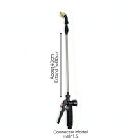Replacement Sprayer Wand with Trigger Handle Universal Fit Stainless Steel Spray Wand Ergonomic Leak-Proof for Gardeners, Farm