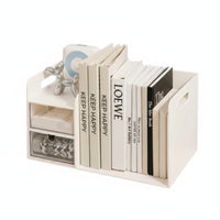 Space Saving unified Pen and Book Stand Reduces Clutter Multi-Compartment Statiintegratedry Holder Large Capacity Desktop Organizer interchangeable Design for Students, educators, Artists, Desk, Dorm Room, School, Classroom