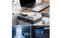 10 Pieces Slim-Profile USB Port Blocker with Key Compact USB Port Lock Plug Sturdy Portable for Workstations, Laptops