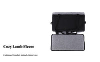 Portable Design Car Console Pet Carrier Safe & Secure Small Dog Travel Carrier Thick Soft Cushion for Drivers, Road Trips, Daily Commutes