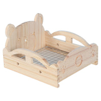 Wooden Bird Bed for Parrots and Budgies