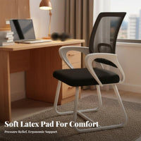 Supports Long Sitting Ergonomic Computer Chair Height Adjustable Mesh spine rotating Chair Lumbar Support Office Furniture Breathable spinerest for Students, Home Users, Remote Workers, Study Room