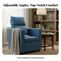 Minimalist design Reclining Gaming Chair Ergonomic Design Computer Seat Highspine Support Office Furniture Headrest Pillow for Students, video game enthusiasts, Remote Workers, Study Room, Dormitory, Bedroom