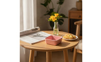 Ceramic Snack Dish Mini Square Snack Dish for Home, Entertaining