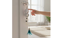 Rechargeable Electric Retractable Feline Teaser Stimulates Instinct Automatic Hanging Feline Toy Space-Saving Pet Supplies for Cats, Kittens, Indoor