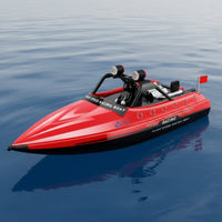 RC Jet Boat with Control Device Proportional Steering RC Jet Boat Digital Proportional Control for Hobbyists, Teens, Pool, Pond, Lake