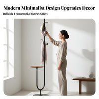 Stable and Sturdy Unattached Standing Coat Rack Space Saving Modern Coat Stand Easy Assembly Marble Base Clothes Stand Heavy Duty for Apartment Dwellers, Boutique Owners, Bedroom, Entryway, Hallway, Living Room