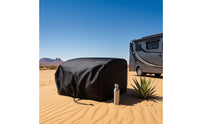 Waterproof RV Air Conditioner Cover Sunproof RV Air Conditioning Cover with Drawstring Dustproof for Outdoor Storage