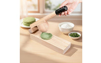 Wooden Dumpling Pastry Time-Saving Wooden Dumpling Press Handheld Pastry Press for Home Cooks