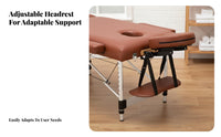 Portable U-Shaped Massage Headrest Comfortable U-Shaped Face down Pillow Comfort Cushioning for Salon Owners, Clients, Spas, Beauty Salons