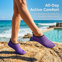 Water Shoes Thick Sole Snorkeling Socks 3mm Nylon Diving Socks for Beach Swim Shoes Quick Dry Barefoot Shoes for Water Sports Boating