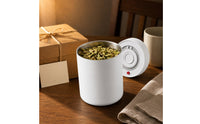 Electric Vacuum Canister Indicator Lights Vacuum Coffee Canister Release Release Mechanism Stainless Steel Coffee Container