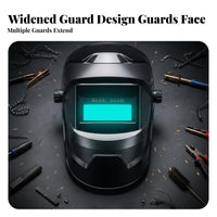 Adaptive Shading Metalworking Helmet Adjustable Headband Flip up Metalworking Hood Comfortable Headgear True Color Welder Face Guard for Welders