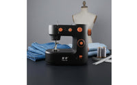 Compact Mini Sewing Machine Exposed Arm Portable Sewing Machine Built-in Needle Area Household Tool Control Knobs