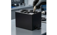 Reservoir Tank with Fittings Aluminum Fuel Reservoir Tank Alloy for Car Builders