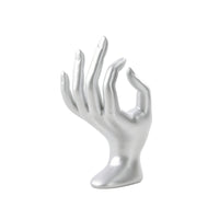 Resin Band Holder Display Hand Stand Sculptural Jewelry Display with Rounded Base Tabletop Hand Jewelry Holder Compact for Vanity Tables