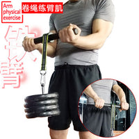 TPE-Coated Double Ring Handle Pair for Fitness Equipment