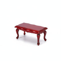 1:12 Scale Coffee Table Photography Prop Miniature Tea Table Fine Craftsmanship for Hobbyists