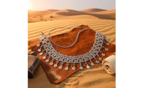 Ethnic Design Vintage Coin Waist Chain Long-Lasting Alloy Double Layer Waist Chain Soft Jingle Metal Coin Hip Belt Lightweight for Belly Dancers, Performers, Dance Performance, Stage Performance, Costume Party