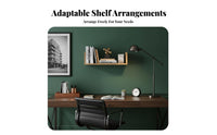 levitating Shelf Nordic Design on partition Decoration adaptable Use for Bedroom, Bathroom