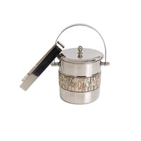 Barware Ice Container Tabletop Metal Ice Container Stylish for Bartenders