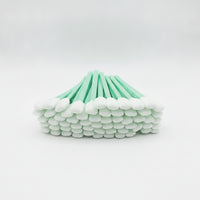 50 Pieces Rectangular Foam Cleaning Swab Stick Soft Foam Swab with Plastic and Foam Handle Precision Professional for Technicians