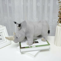 Rhino Stuffed Toy Soft Stuffed Rhinoceros Stuffed Rhino Cute Rhinoceros Toy Cuddly for Children, Bedtime, Nursery