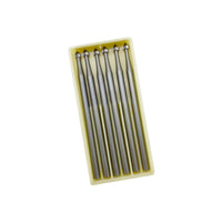 6 Pieces Pointed Engraving Carving Burr with Holder Slim Engraving Burr Compact Rotary Burrs Precision for Woodworking