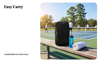 Adjustable Shoulder Strap Pickleball Paddle Bag Portable Pickleball Equipment Case Large Capacity for Outdoor, Travel