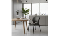 Modern Leather Dining Chair Light Upscale Design Minimalist Metal Leg Chair Ergonomic Backrest Home Furniture for Living Room